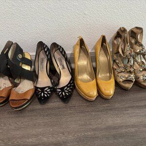 Designer Heel Bundle- 2 pairs Jimmy Choos, 1 Michael Kors, 1 Stuart Weitzman